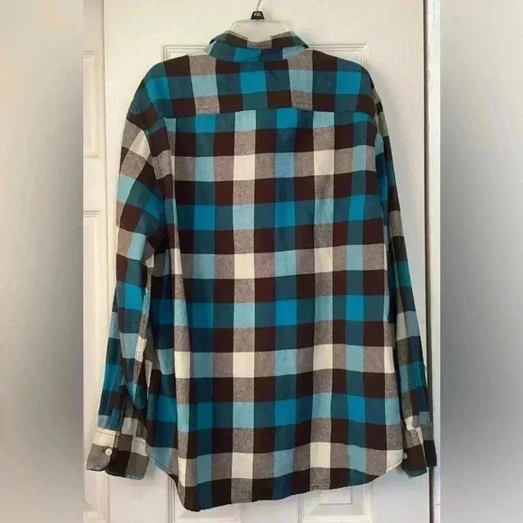 NWT Urban Pipeline Flannel Shirt 400 Mosaic long sleeve shirt Size XXL - Picture 2 of 5